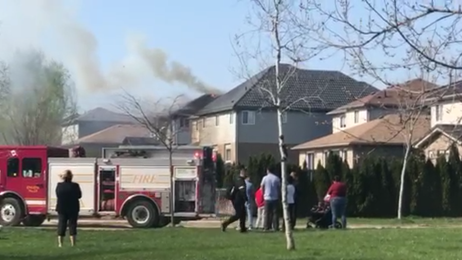 Late afternoon house fire in London, Ont. on Friday