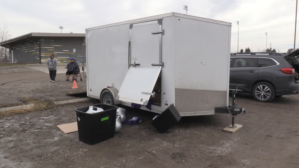 Junior Mustangs and London Beefeaters equipment trailers broken into in London, Ont.