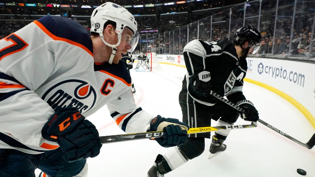 Oilers top Kings 3-2 with two points from McDavid