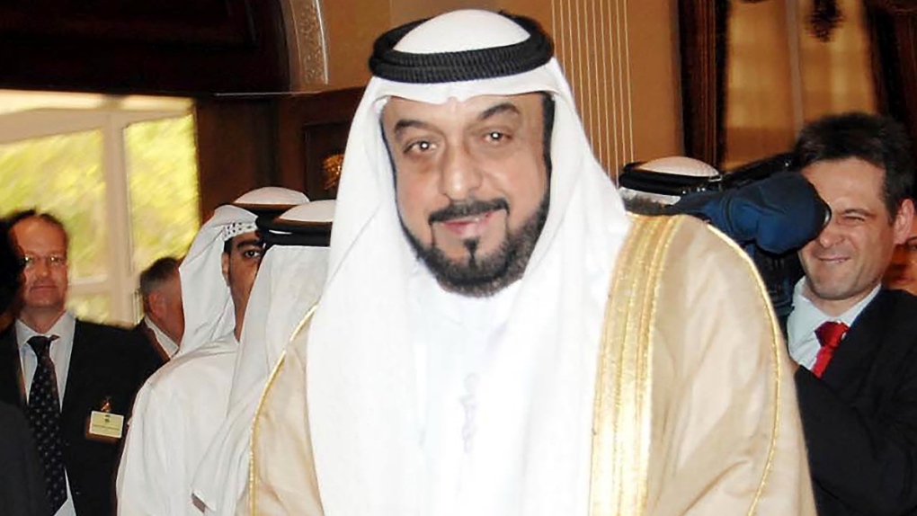 UAE President Sheikh Khalifa bin Zayed Al Nahyan in Abu Dhabi, United Arab Emirates, on Feb. 5, 2007. (WAM / AP) 