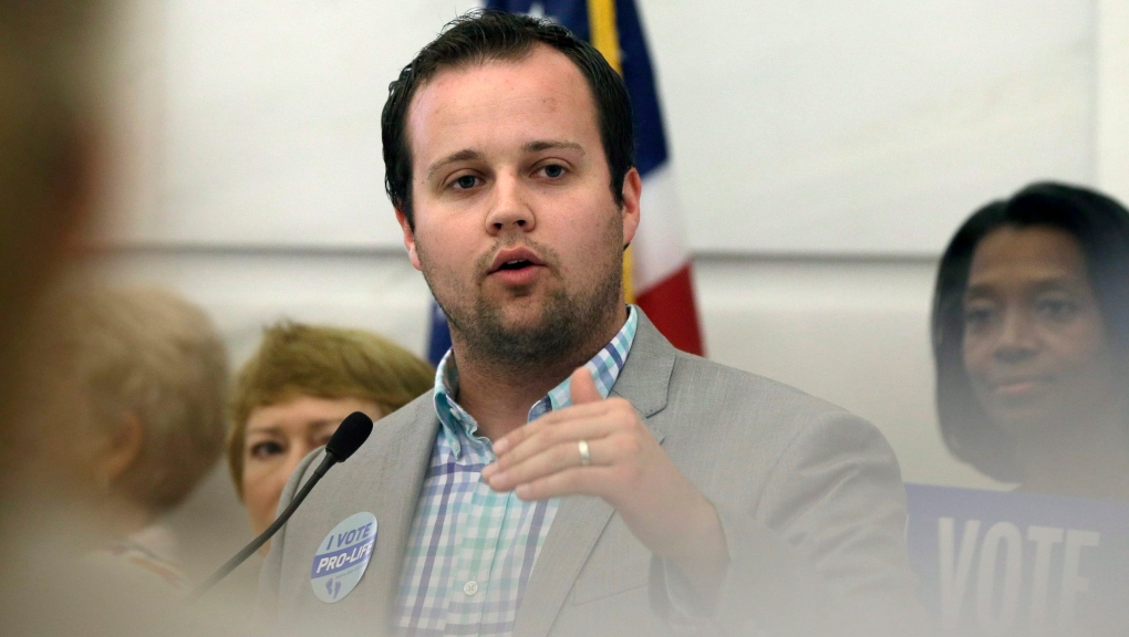 In this Aug. 29, 2014, file photo, Josh Duggar, executive director of FRC Action, speaks at the Arkansas state Capitol in Little Rock, Ark. (AP Photo/Danny Johnston, File)