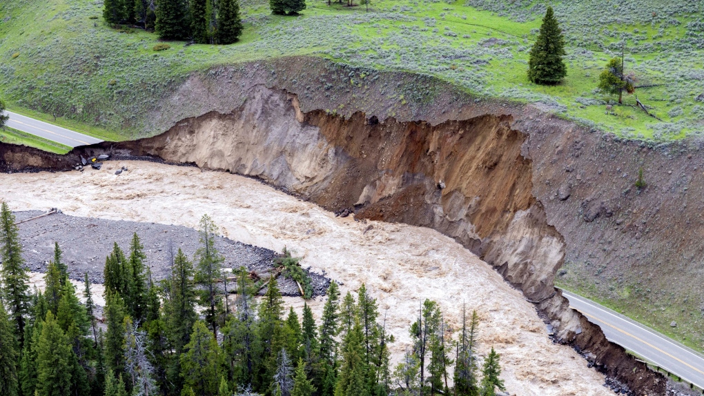 Yellowstone seli, manzarayı 'önemli ölçüde değiştirdi'