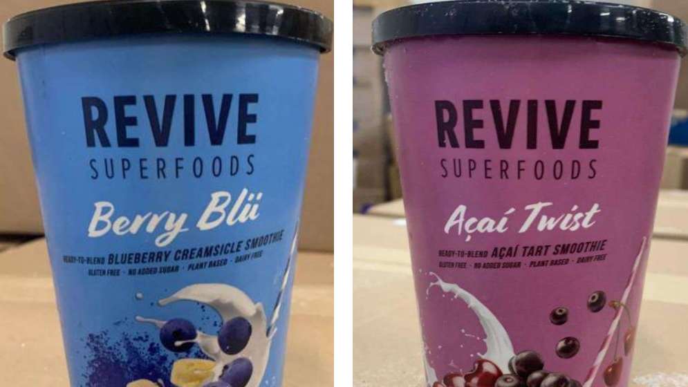 Recall: Revive Superfoods products pulled over norovirus concerns