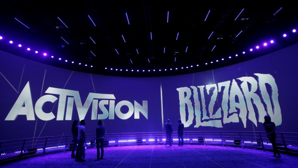 The Activision Blizzard booth is shown on June 13, 2013, during the Electronic Entertainment Expo in Los Angeles. (AP Photo/Jae C. Hong, File)