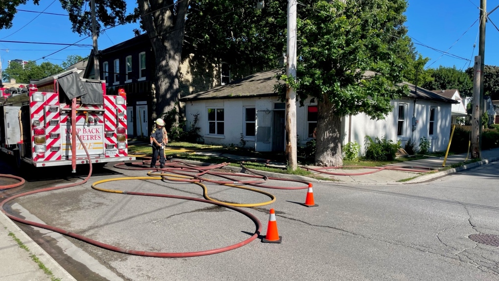 London Fire Department responds to house fire Thursday afternoon