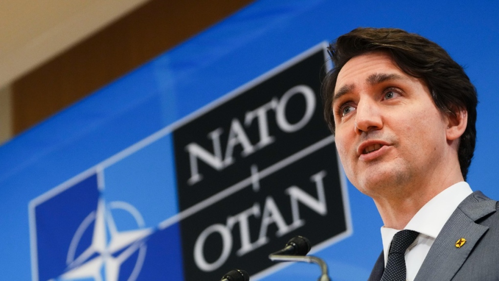 Trudeau défend les dépenses militaires avant le sommet de l’OTAN