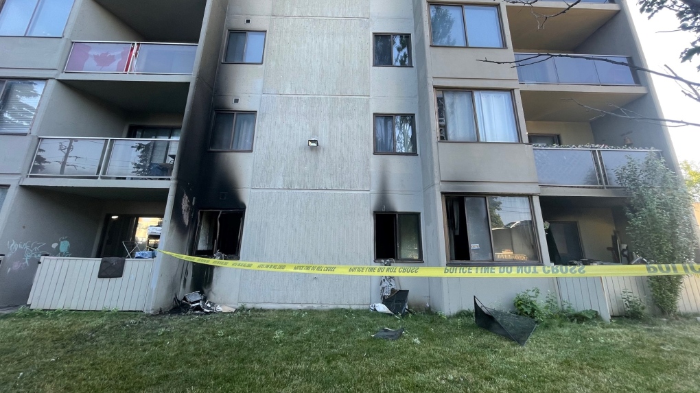 Apartment fire in London, Ont.