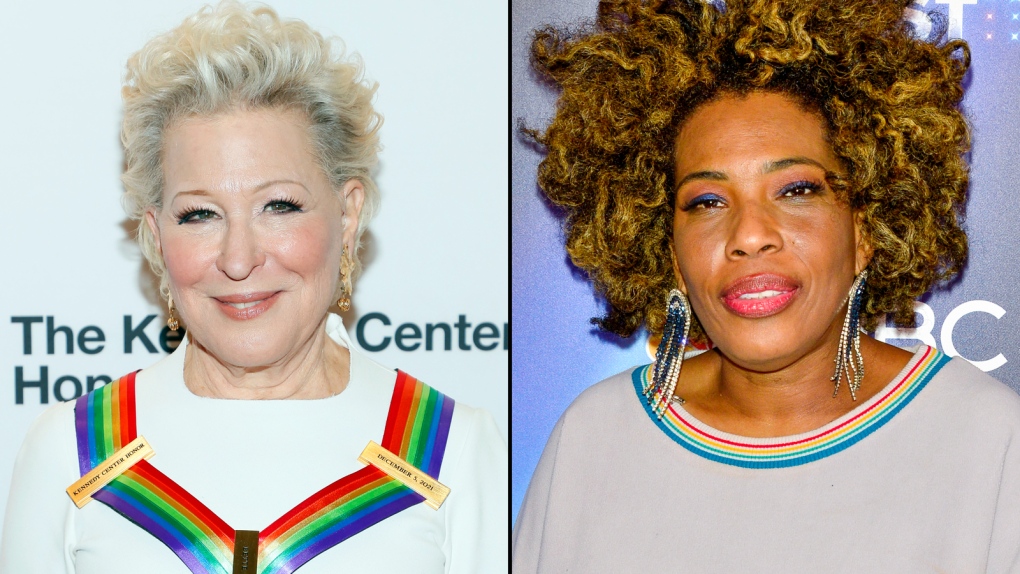 Bette Midler and Macy Gray have each responded to criticism that recent comments they made were transphobic. (Getty/CNN)
