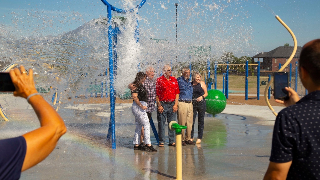 Splash pad and new park amenities open in Lakeshore