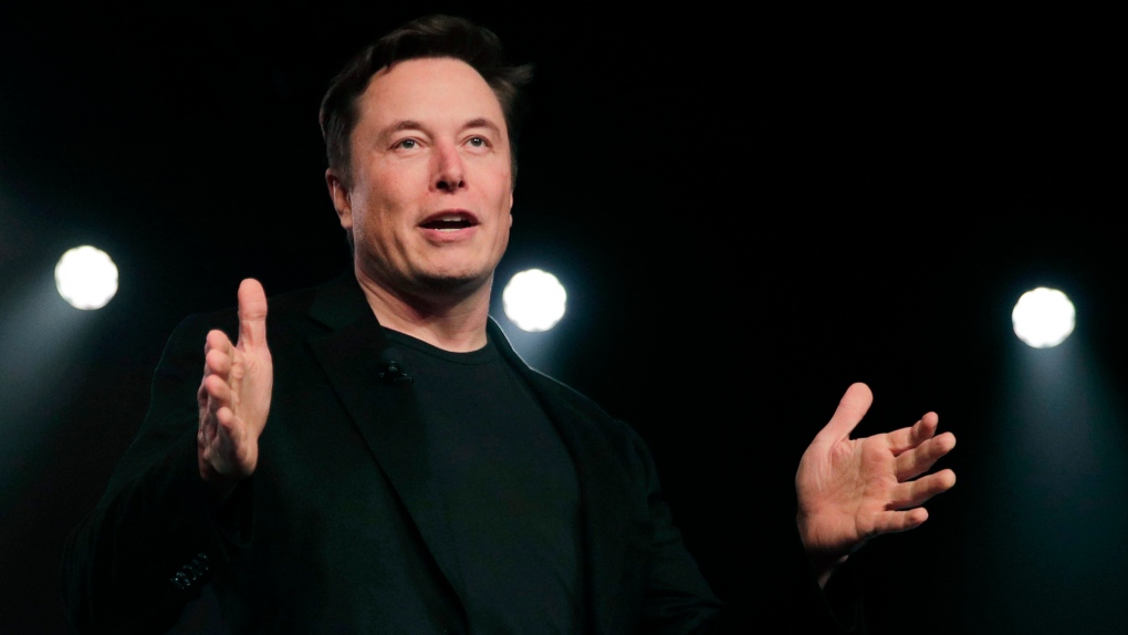 Tesla CEO Elon Musk speaks before unveiling the Model Y at Tesla's design studio in Hawthorne, Calif., March 14, 2019. (AP Photo/Jae C. Hong, File)
