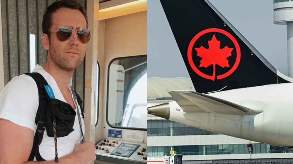 Matthew Lewis de Harry Potter llega a Air Canada de camino a Toronto