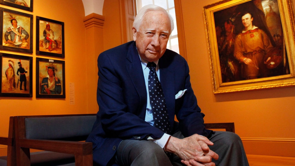 In this May 13, 2011 file photo, historian and author David McCullough poses at the National Portrait Gallery, in Washington. (AP Photo/Jacquelyn Martin, File)