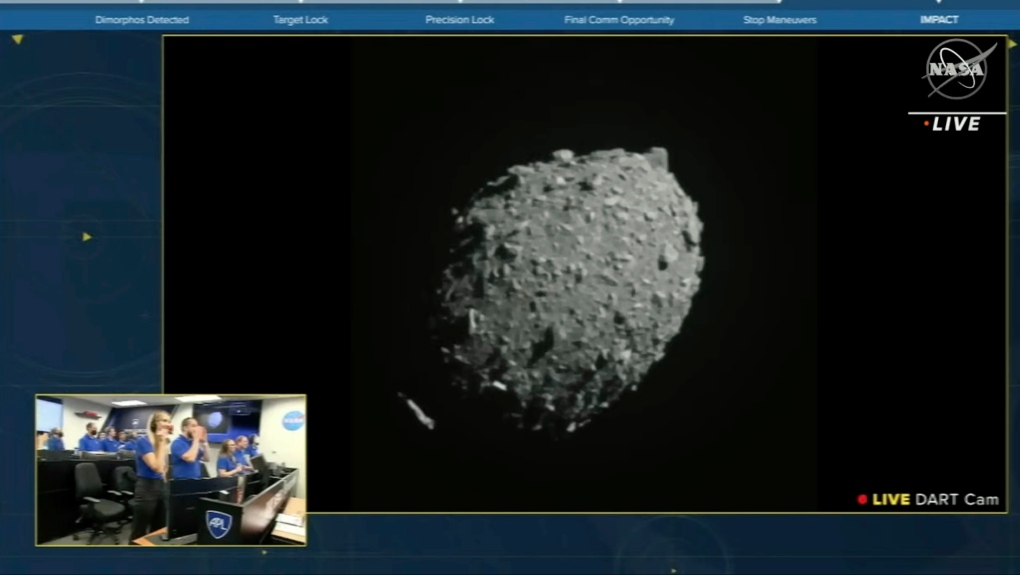 NASA's DART spacecraft rams into asteroid - CTV News