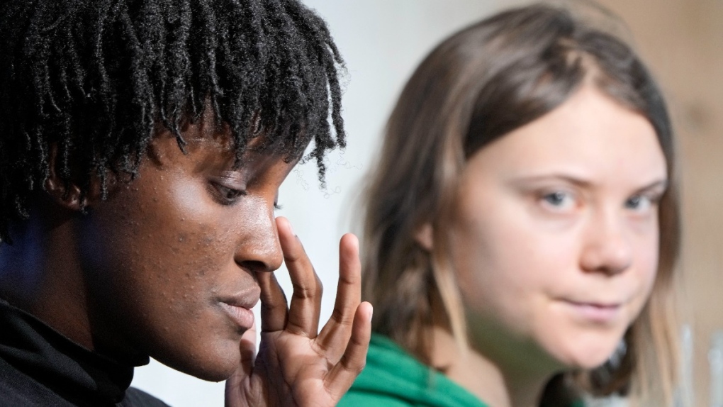 Davos 2023: 'Keep it in the ground' Greta Thunberg tells protest at end of WEF