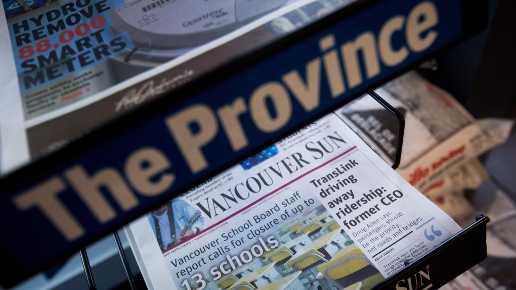 Postmedia to lay off 11 per cent of editorial staff: CP sources