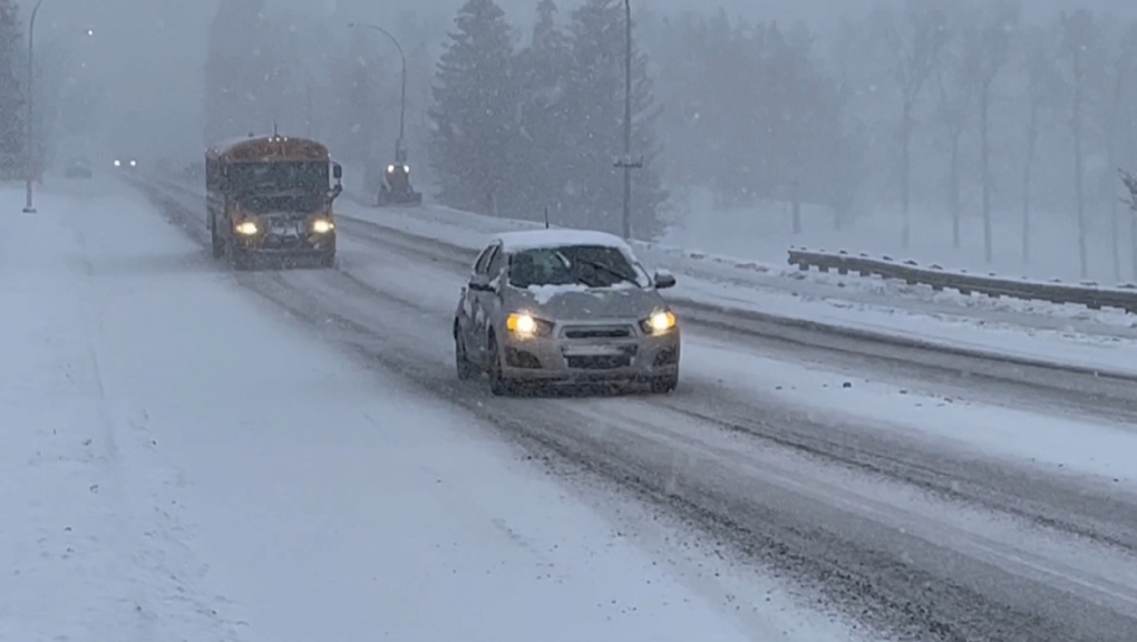 Multiple crashes on Calgary roads as weather takes a turn