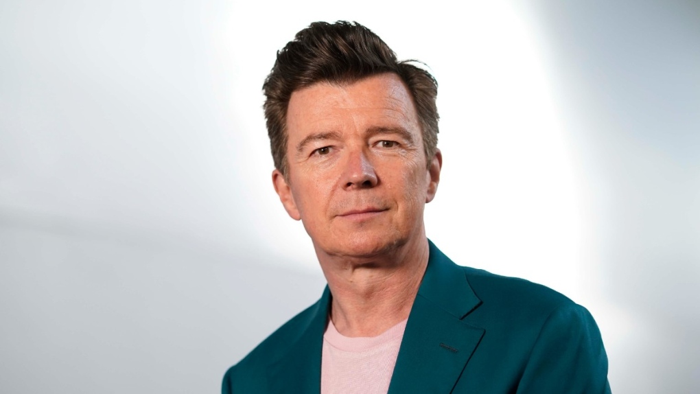 British singer-songwriter Rick Astley poses for a portrait before a concert at the Allstate Arena in Rosemont, Ill., on June 17, 2022. (AP Photo/Charles Rex Arbogast)