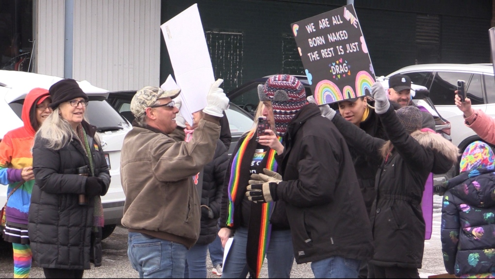 'I can’t do much about the uninformed': Drag queen story time in Sarnia, Ont. met with protesters