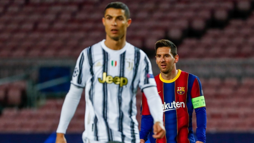 Lionel Messi and Cristiano Ronaldo take part in photoshoot together