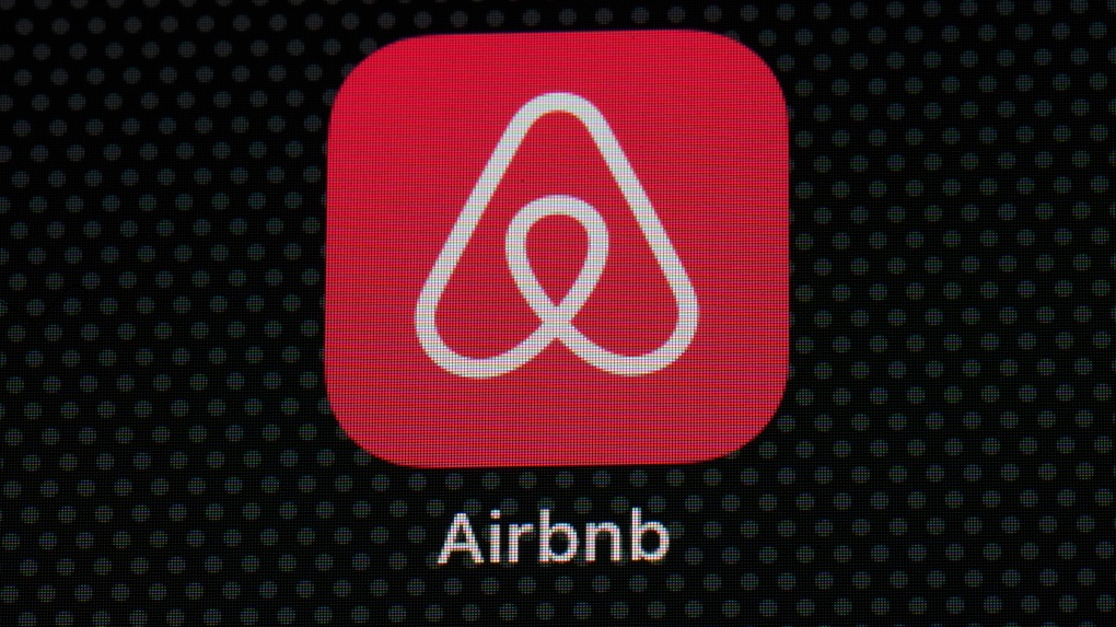 FILE - The Airbnb app icon is seen on an iPad screen (AP Photo/Patrick Semansky, File)