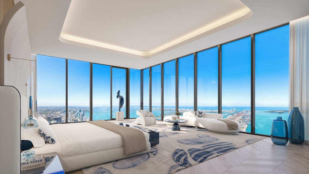 A look inside a Miami $50 million penthouse