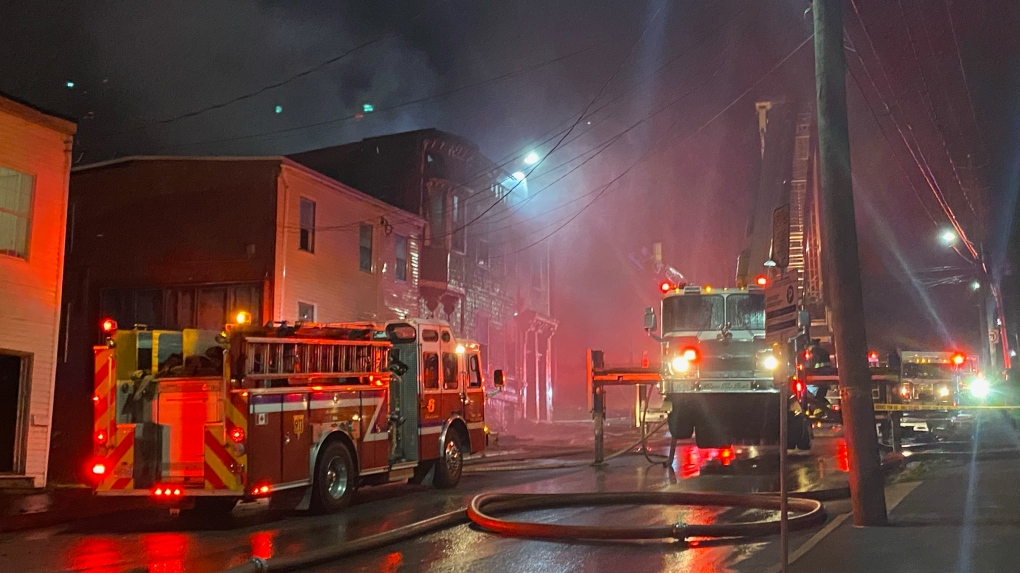 Sunday night structure fire in Saint John displaces 8 residents