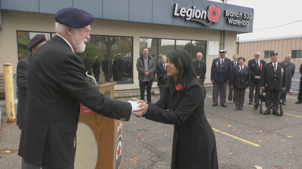 Remembrance Day Poppy Campaign kicks off in Waterloo