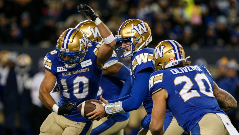 CFL: Blue Bombers top B.C. Lions 24-13, advance to Grey Cup | CTV News