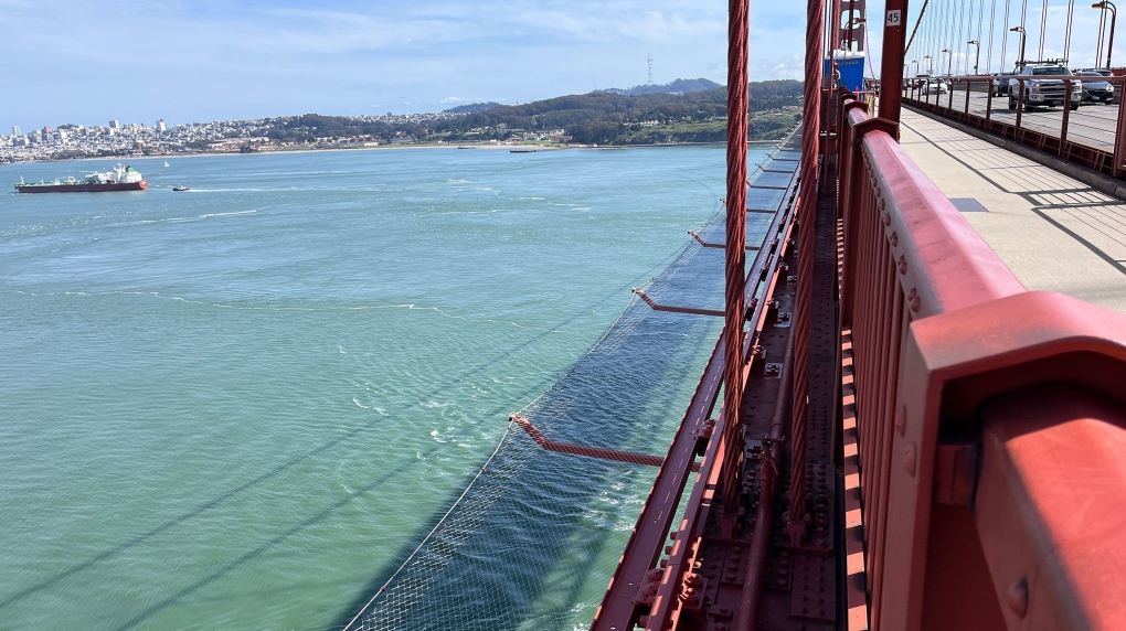 A suicide safety net for the Golden Gate Bridge is nearing