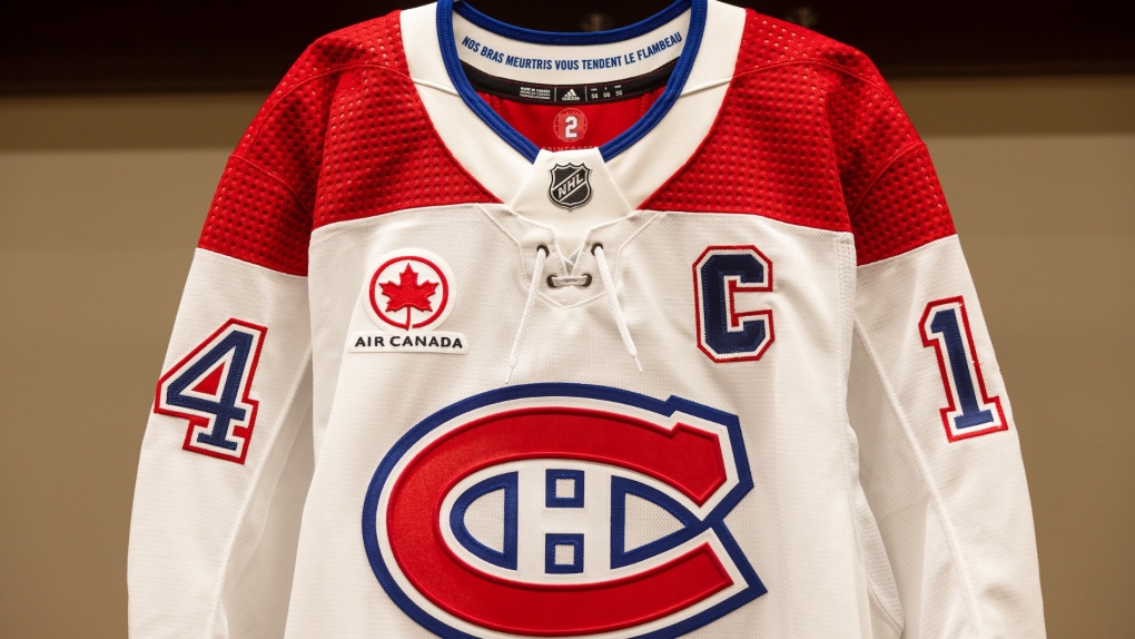 Montreal Canadiens alternate captain's jersey