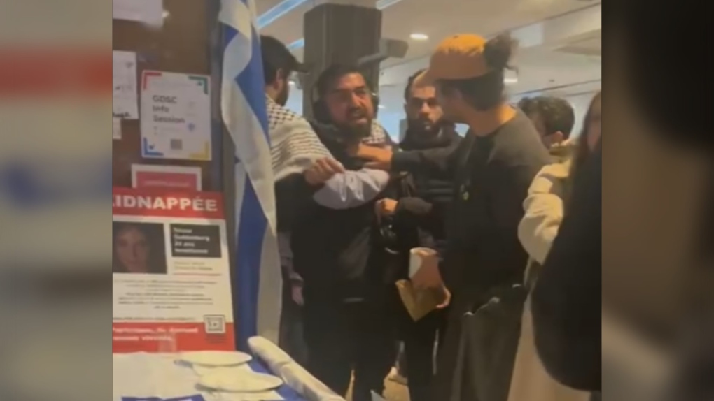 1 arrested, 3 injured in violent clashes between Concordia students over Israel-Hamas war