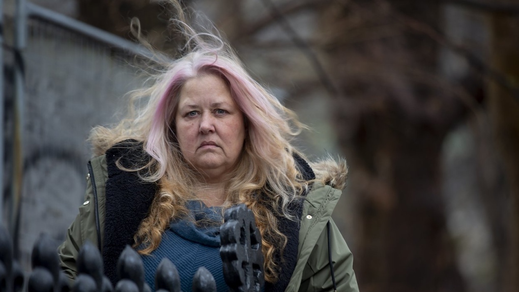 Adoptee Anne Sheldon poses for a photograph on Church Hill in downtown St. John's, Saturday, Dec. 9, 2023. (THE CANADIAN PRESS/Paul Daly)
