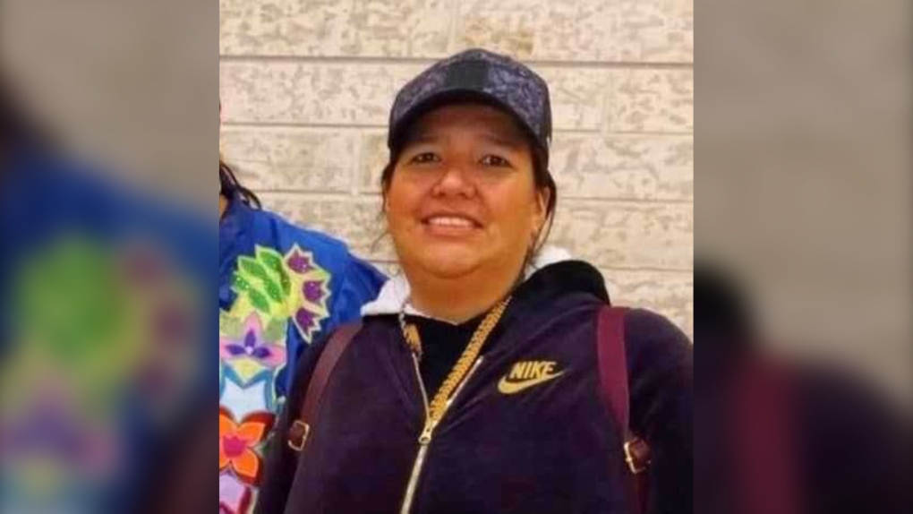Lesley Sparvier, a 39-year-old woman from Kahkewistahaw First Nation, Sask., is pictured in this photo provided by the Sparvier family. The RCMP confirmed on Monday that she has been found safe. (Sparvier family)