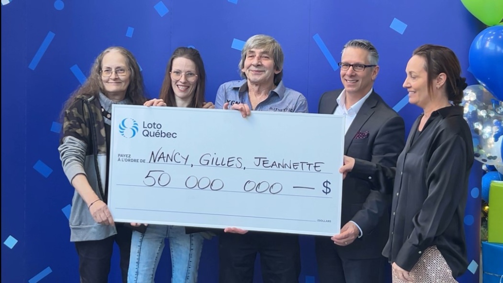 „Wygraliśmy wszystko!”: Rodzina Quebecu wygrywa jackpot o wartości 50 milionów dolarów