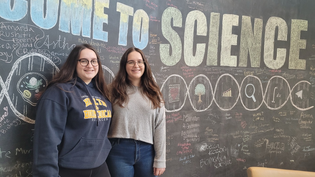 Twins receive University of Windsor Faculty of Science Award with a grade of 99%