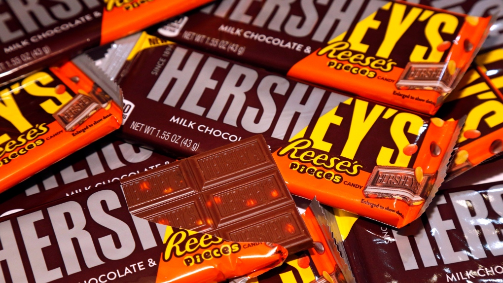 Hershey is sued over lack of artistic detail on Reese's candies