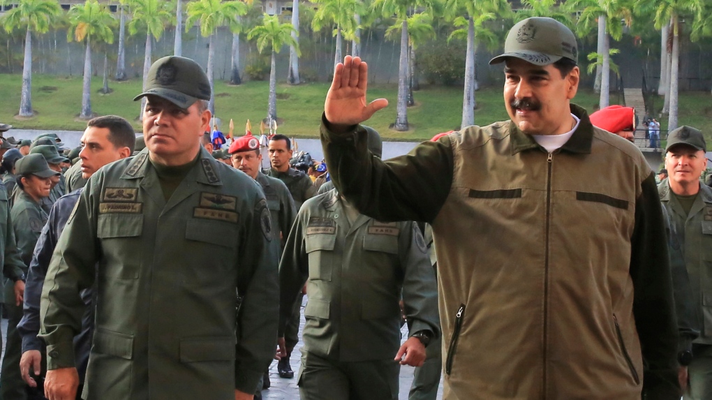 Venezuela troops to stay until British vessel leaves