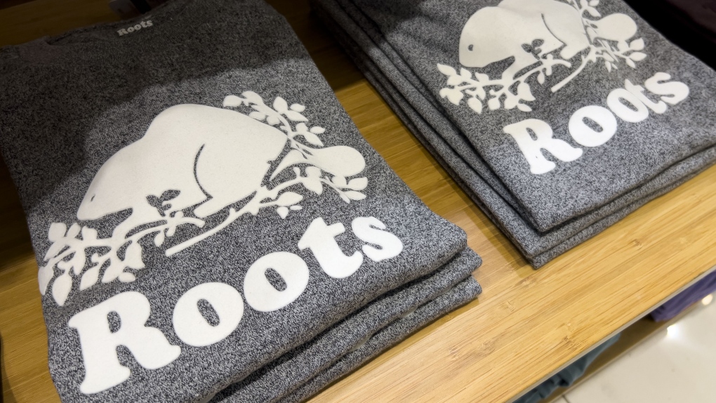 Roots clothing is pictured in Ottawa, Tuesday, Sept. 13, 2022. (THE CANADIAN PRESS/Sean Kilpatrick)