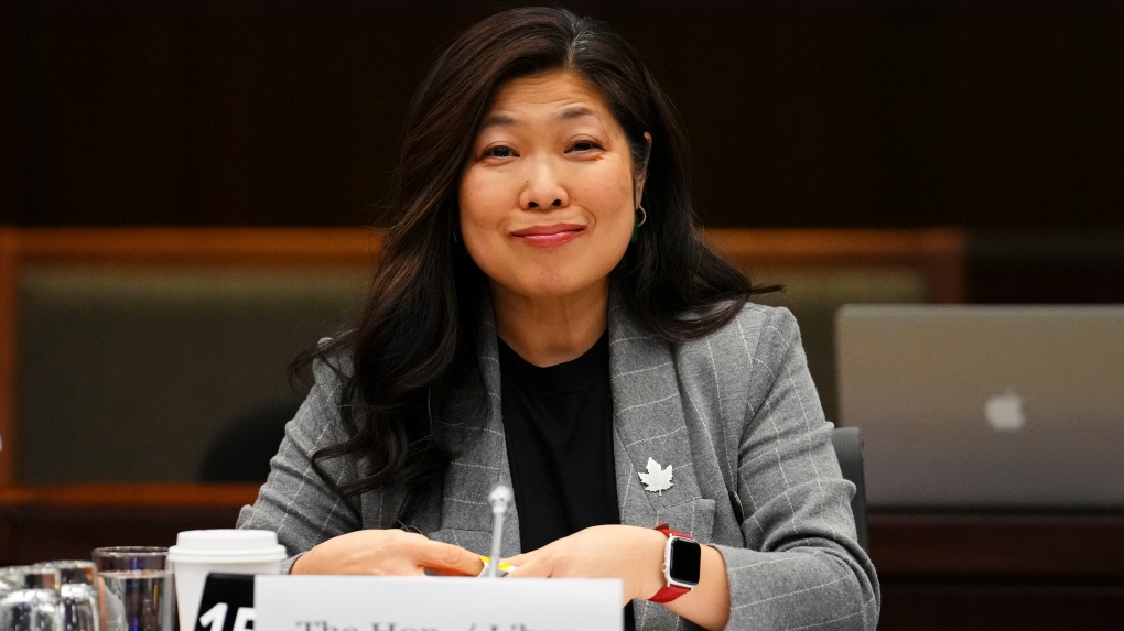 Minister of International Trade, Export Promotion, Small Business and Economic Development Mary Ng appears as a witness at a House of Commons standing committee on access to information, privacy and ethics, in Ottawa on Friday, Feb. 10, 2023. THE CANADIAN PRESS/Sean Kilpatrick