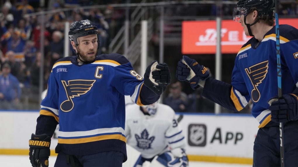 St. Louis Blues] TRADE ALERT: We've traded Ryan O'Reilly and Noel Acciari  to the Toronto Maple Leafs in exchange for a first, second and third-round  draft pick, Mikhail Abramov and Adam Gaudette. 