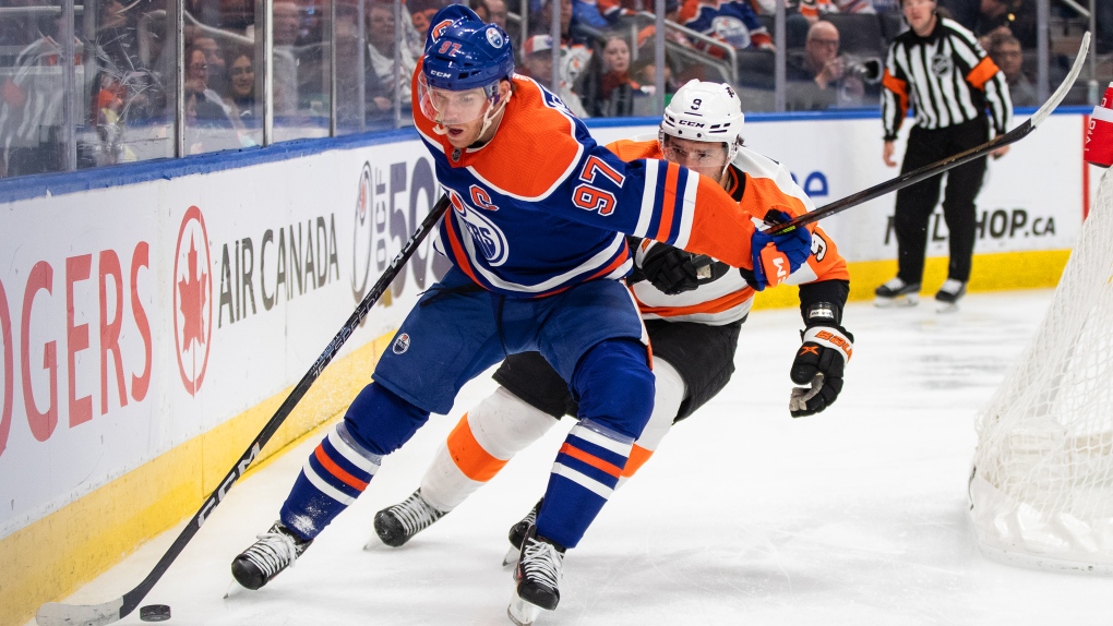 McDavid hits 800-point milestone in Oilers’ 4-2 comeback win over Flyers