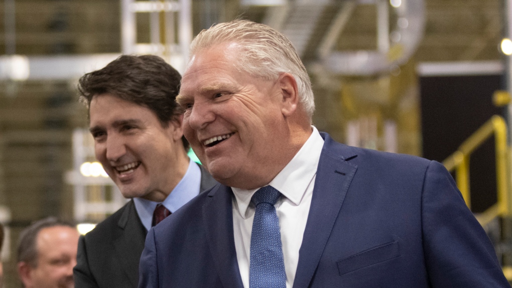 Trudeau, Ford set to make an announcement in Toronto-area