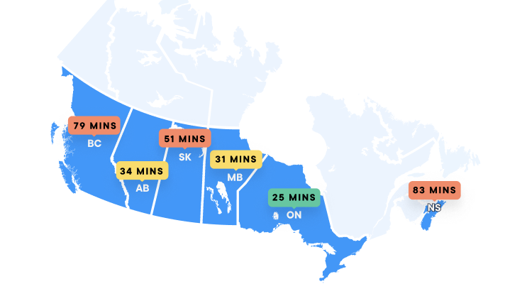 2 B.C. cities have the longest average wait times for walk-in clinics in Canada