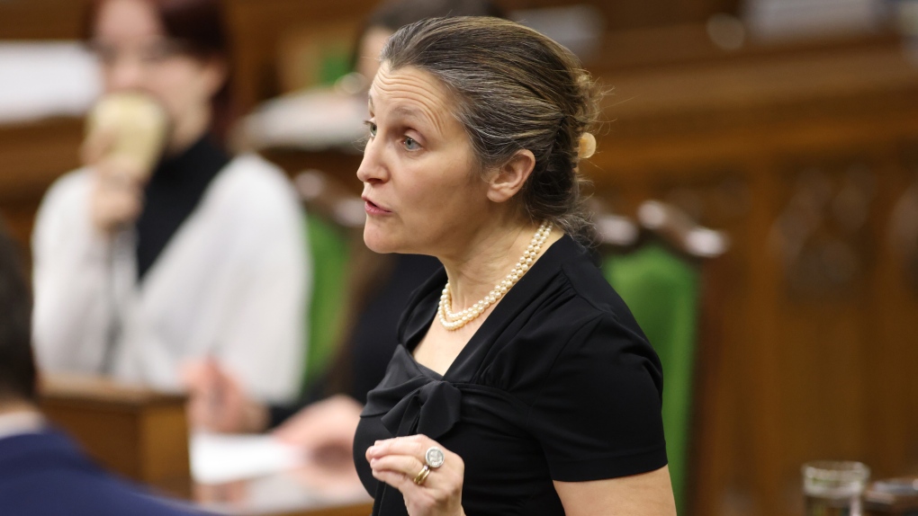 Freeland facing calls to prioritize economic growth as budget date confirmed