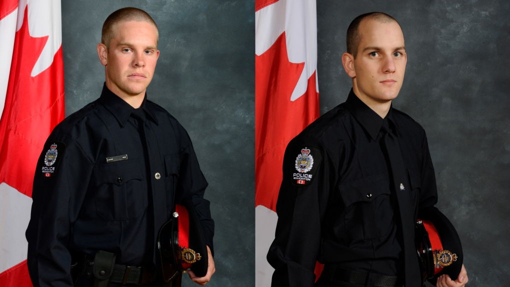 Fallen Edmonton police officers to be moved to funeral home today