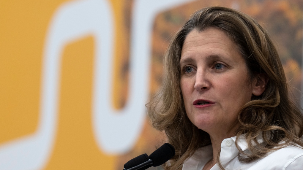 ‘We will exercise fiscal restraint’: Freeland outlines priorities ahead of 2023 federal budget