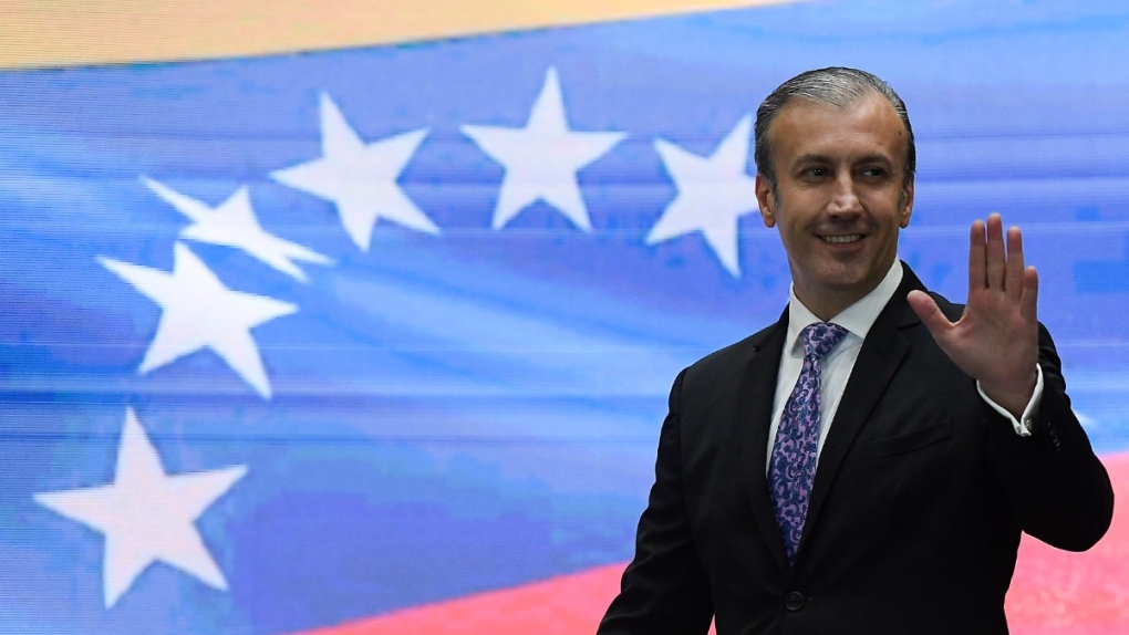 Venezuelan Petroleum Minister Tareck El Aissami arrives to a signing ceremony with California-based Chevron, in Caracas, Venezuela, on Dec. 2, 2022. (Matias Delacroix / AP) 