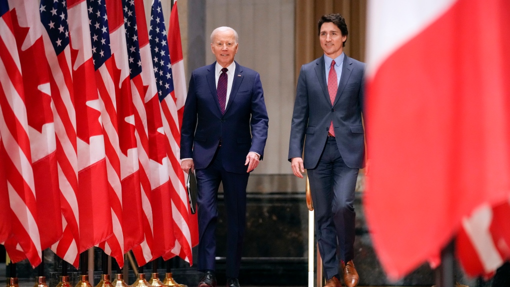 Biden and Trudeau announce updates on clean energy, migration and defence