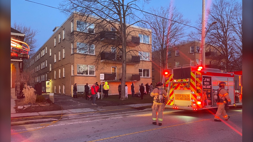 2 dogs rescued, tenants briefly displaced after early morning apartment fire