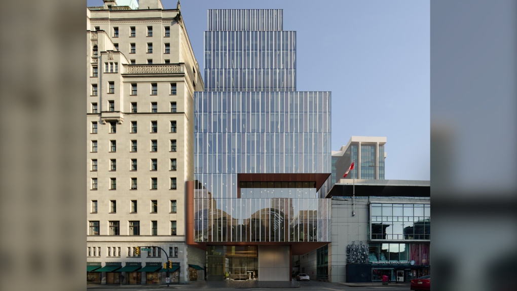 Hotel Vancouver owner proposes 12-storey office tower connected to iconic building